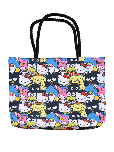 Sanrio Hello Kitty Kids Lunch Box 3-D Ears and Rainbow Sequins Insulated Bag  