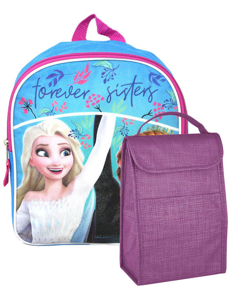 Disney Encanto Backpack 16 inch & Insulated Lunch Bag Detachable Madrigal Family Mirabel, Girl's, Size: One size, Purple