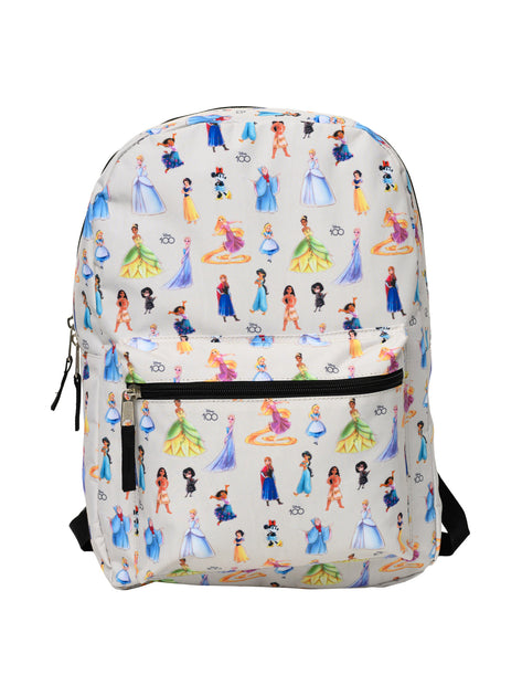 Princess Girl's Tiana 16 Backpack w/ Detachable Lunch Box