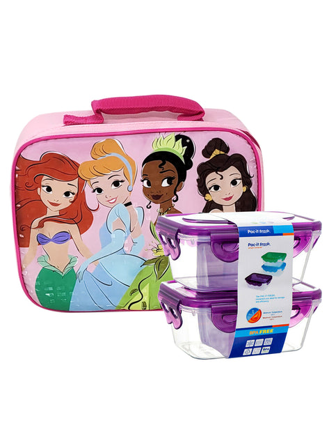 Disney 100 Lunch Bag Reusable Insulated Stitch Ariel Sully Boys Girls Kids