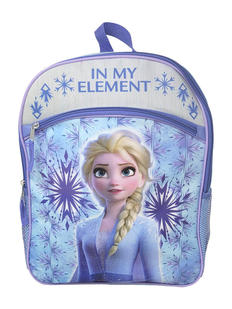 Disney Frozen 2 Anna Elsa Insulated Lunch Bag Snowflake Light Purple