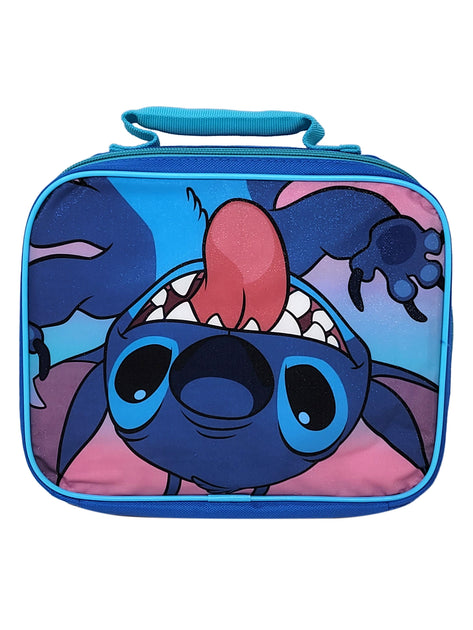  Disney Lilo and Stitch Mini Backpack and Lunch Box Bundle - 4  Pc Set with 11 Stitch School Bag, Stitch Lunch Bag, More for Boys and  Girls