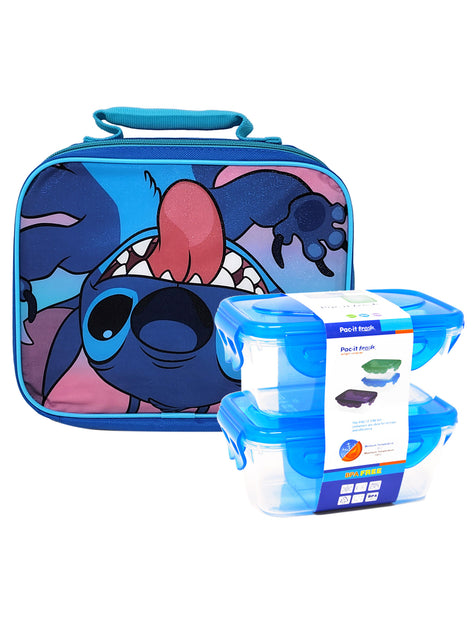 Disney Lilo and Stitch 3D Lunch Bag Tote Lunch box Insulated Snack School  Bag