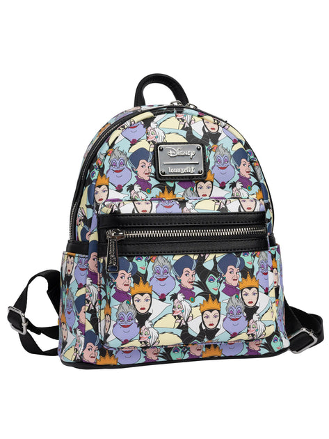 Loungefly x Disney Villains Mini Backpack Handbag All-Over Print