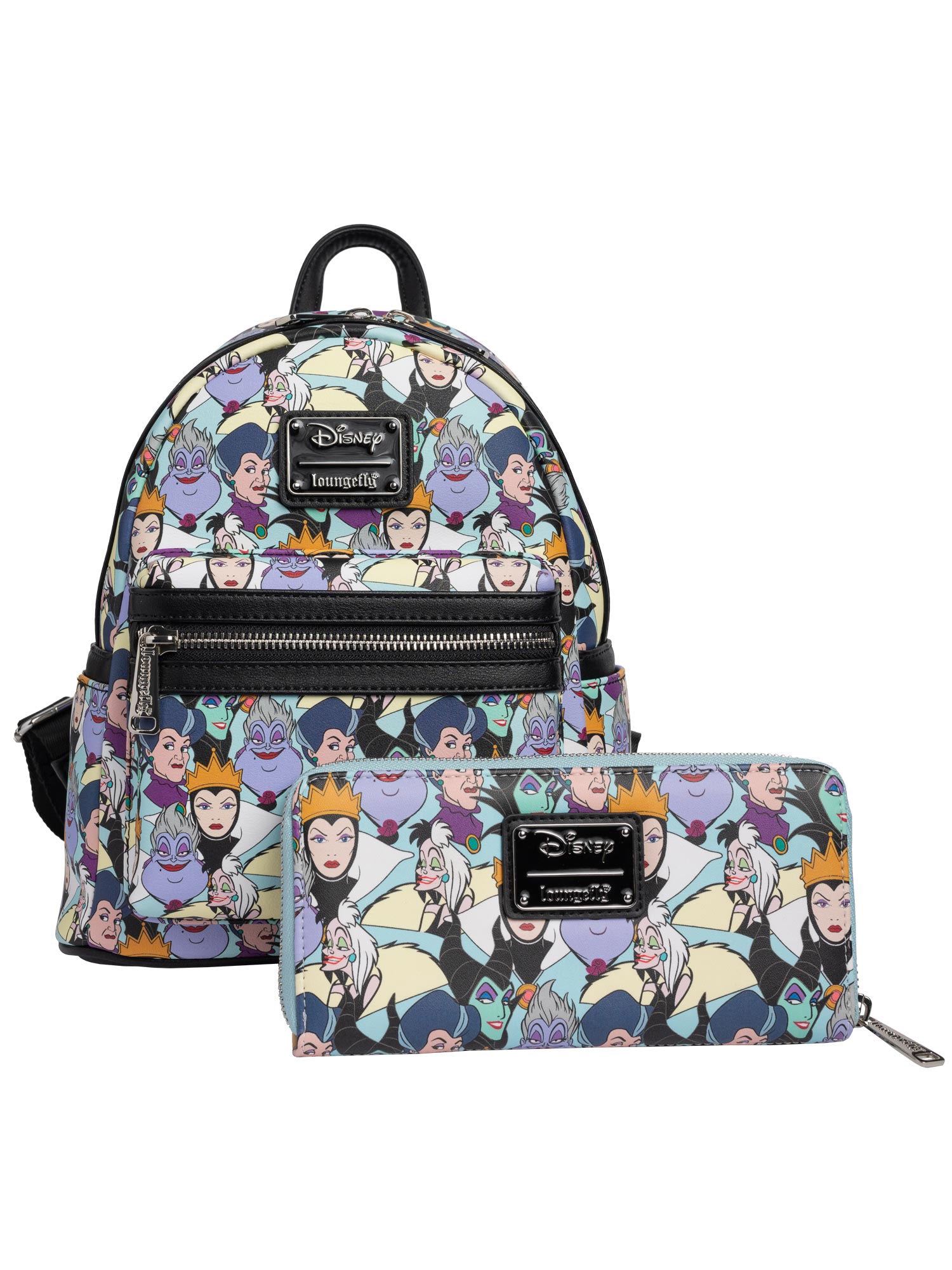 Disney villians mini backpack store and cardholder