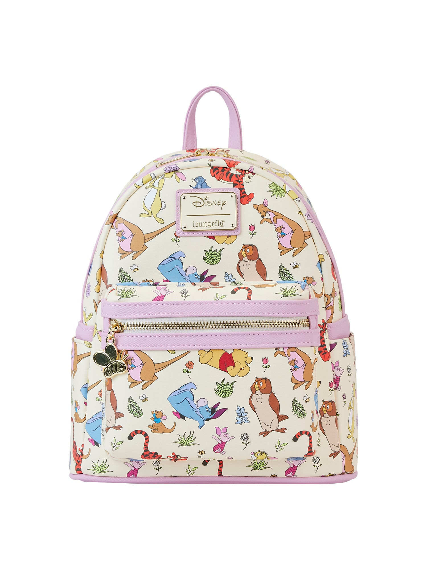 Loungefly x Disney Winnie The Pooh Friends Mini Backpack Eeyore Pigl Open and Clothing