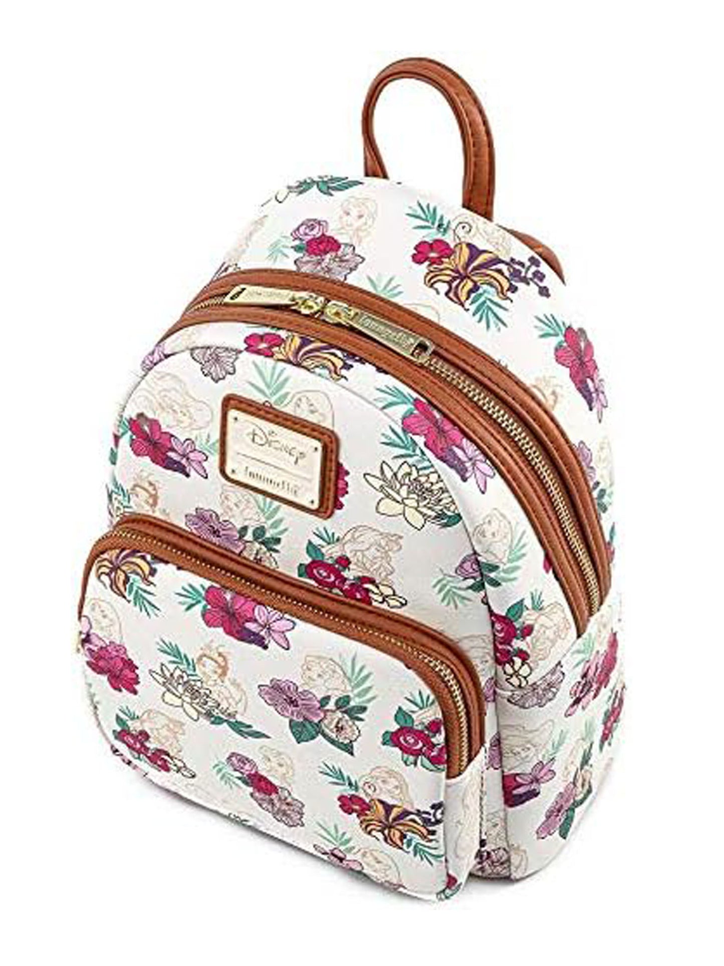 Loungefly x Disney Disney Princess Floral Mini Backpack All Over Print