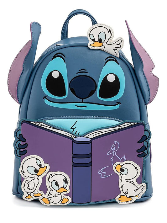 Loungefly x Disney Stitch Story Time Duckies Mini Backpack