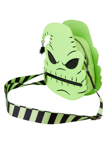 Loungefly x Disney Nightmare Before Christmas Oogie Boogie Glow Crossbody Bag Purse