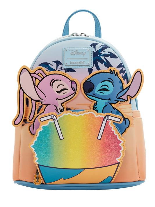 Loungefly x Disney Stitch & Angel Snow Cone Mini Backpack