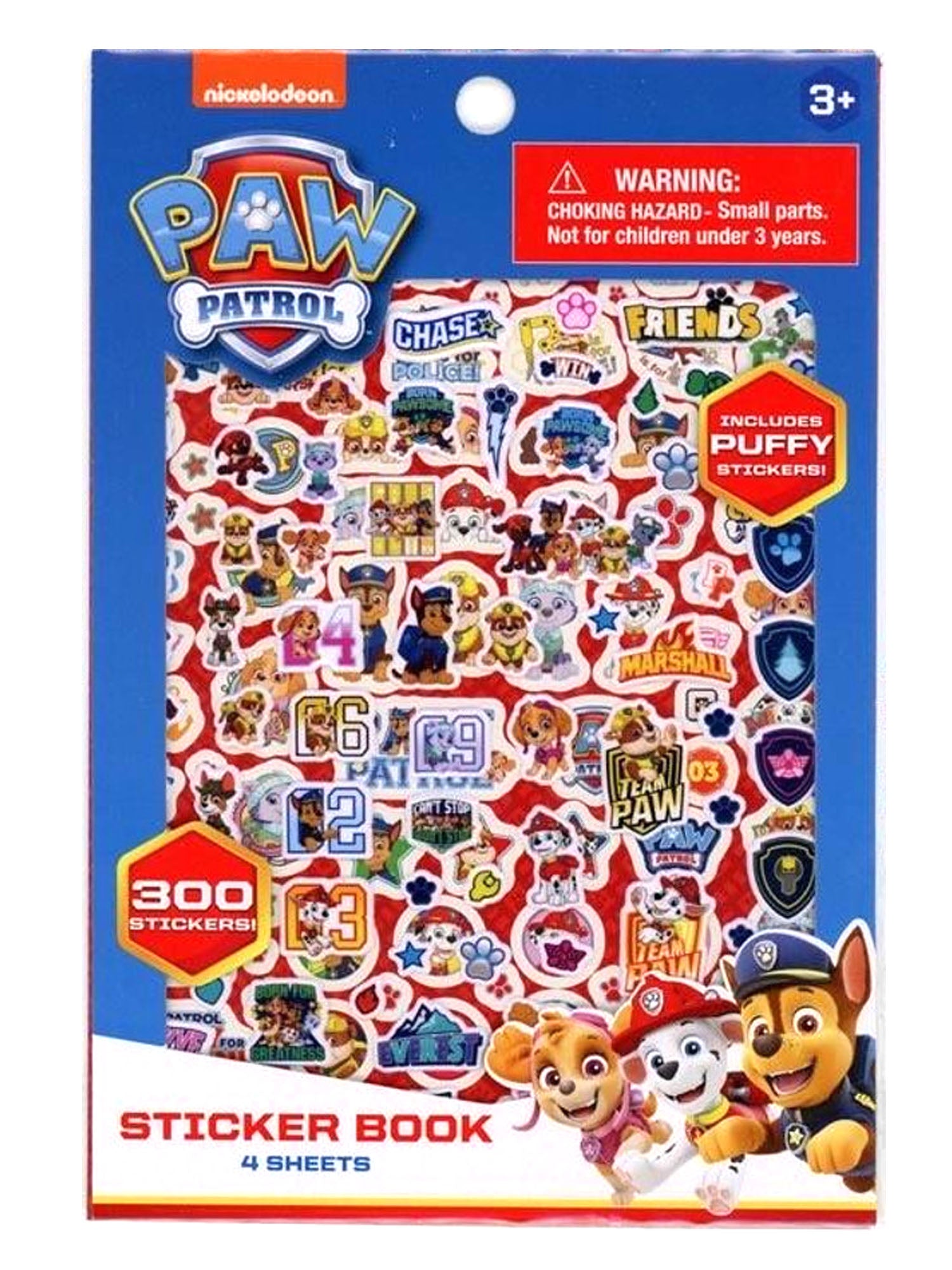 Paw Patrol Mini 11" Backpack Heroes Chase Marshall w/ Sticker Book Set