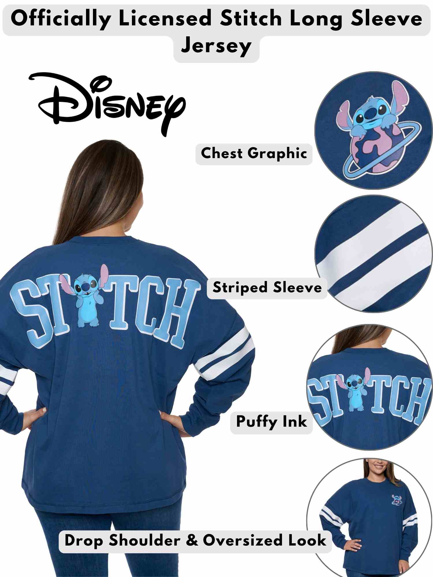 Disney jersey long sleeve online