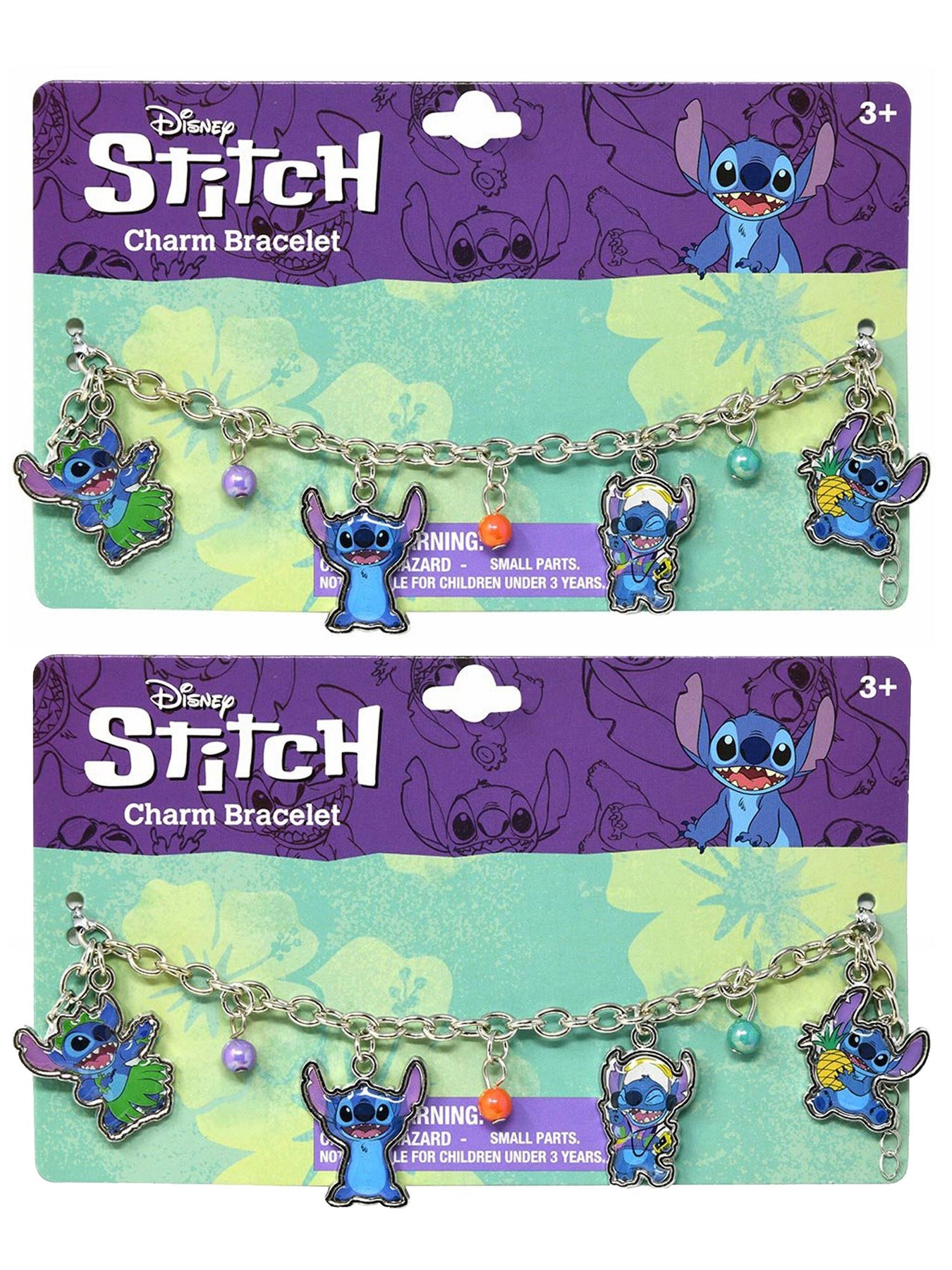 Girls Stitch Charm Bracelet 2-Pack Set Party Favors Disney – Open and  Clothing