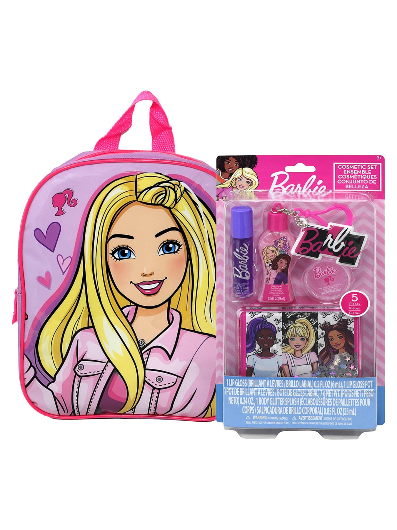 Barbie Backpack 11 Mini Small Toddler Pink Girls 