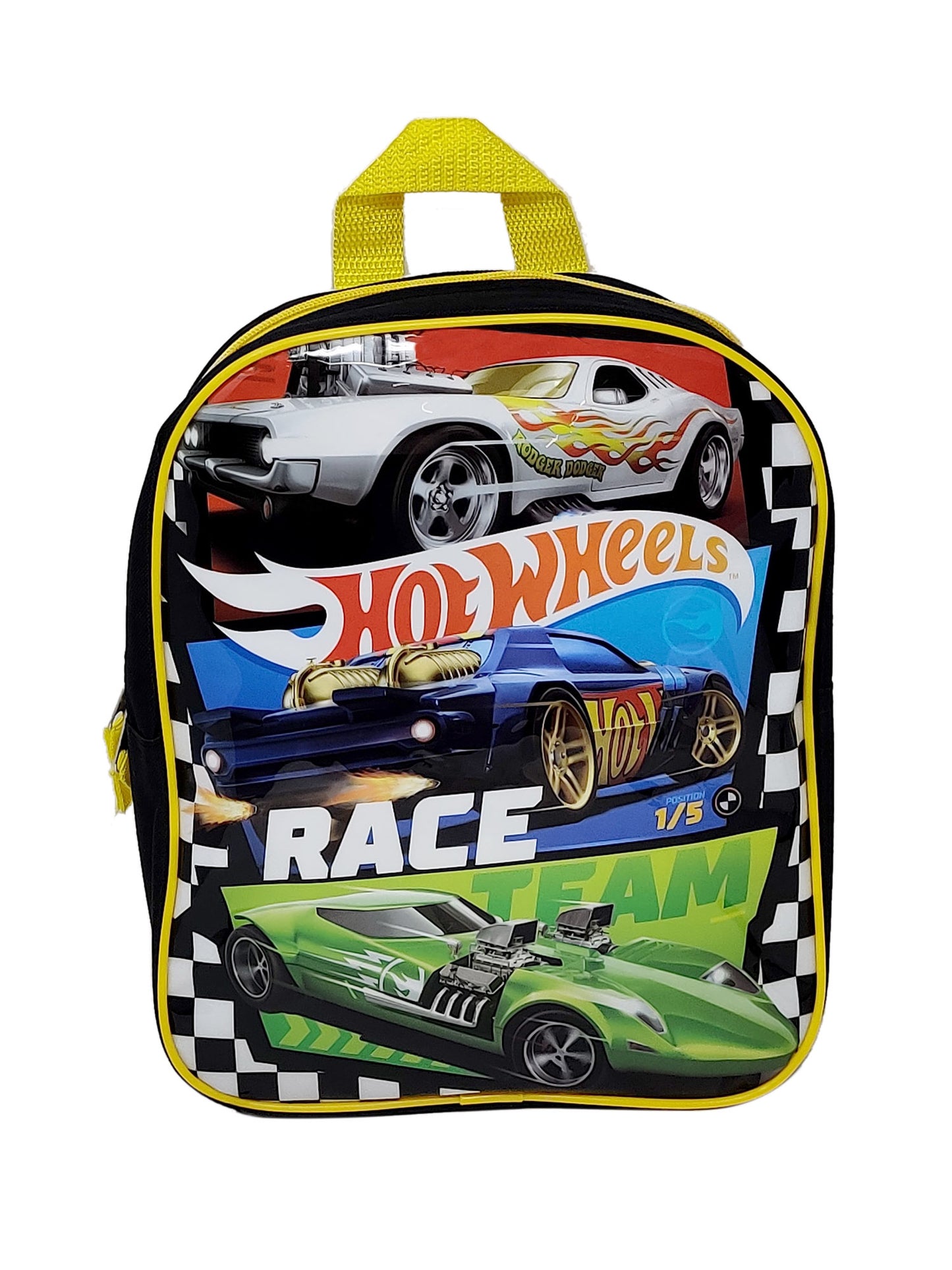 Hot Wheels Mini Backpack 11" Race Cars w/ Toothbrush & Cup Set Toddler Boys