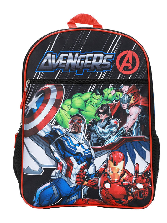 Boys Marvel Avengers Backpack 16" Iron Man Hulk Thor Captain America Full Size