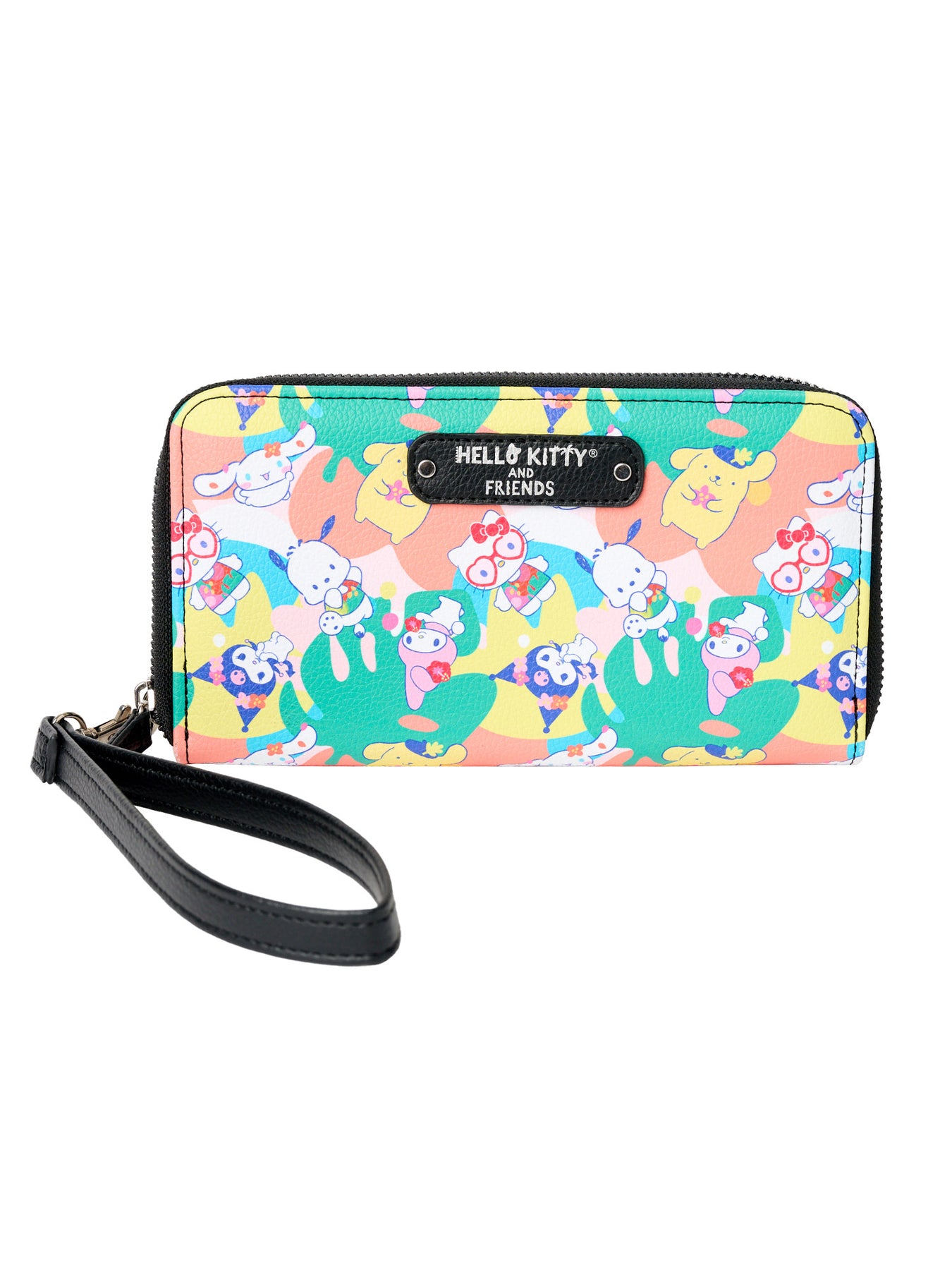 Disney Women's Minnie Mouse Zip Around Wallet All-Over Character Print Wristlet