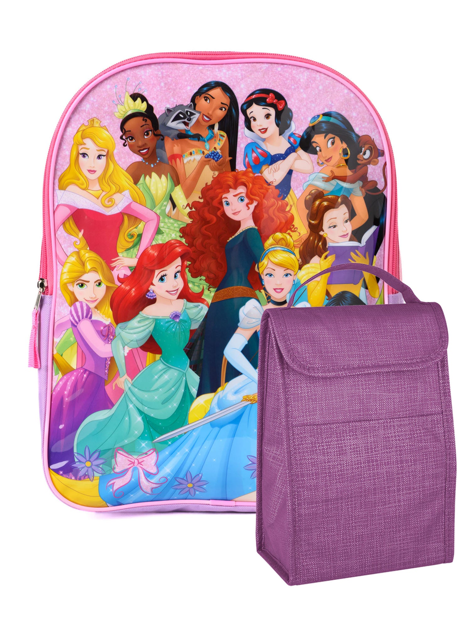 Disney princess backpack and lunch bag sale