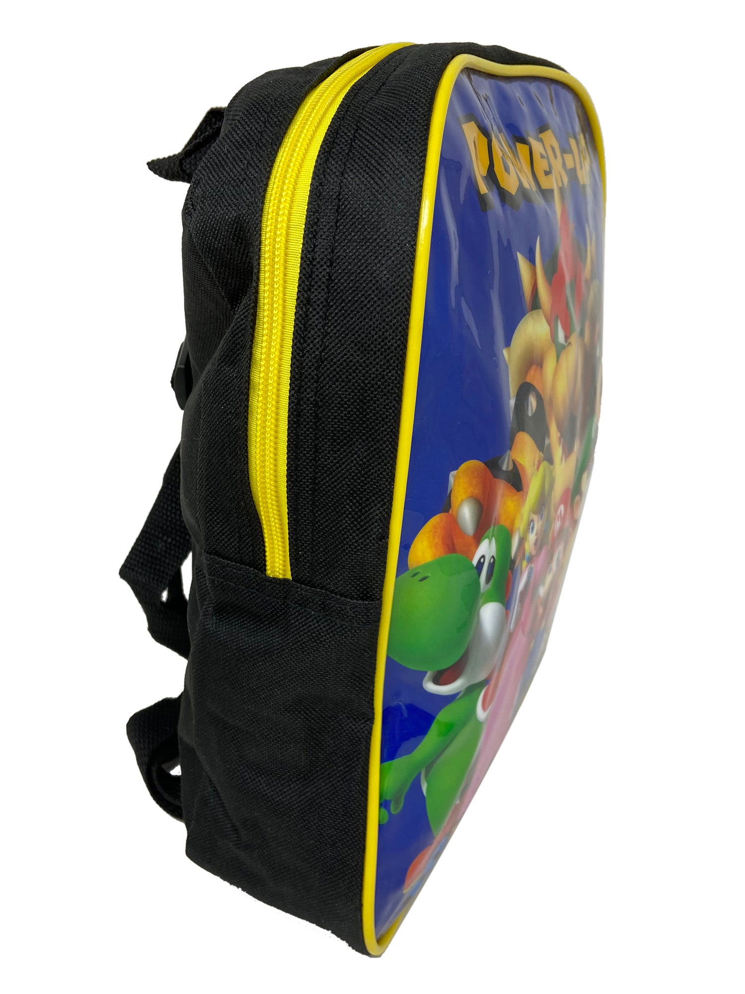 Nintendo Super Mario Bros Backpack 11" Mini w/ Sliding Pencil Case Boys Yoshi