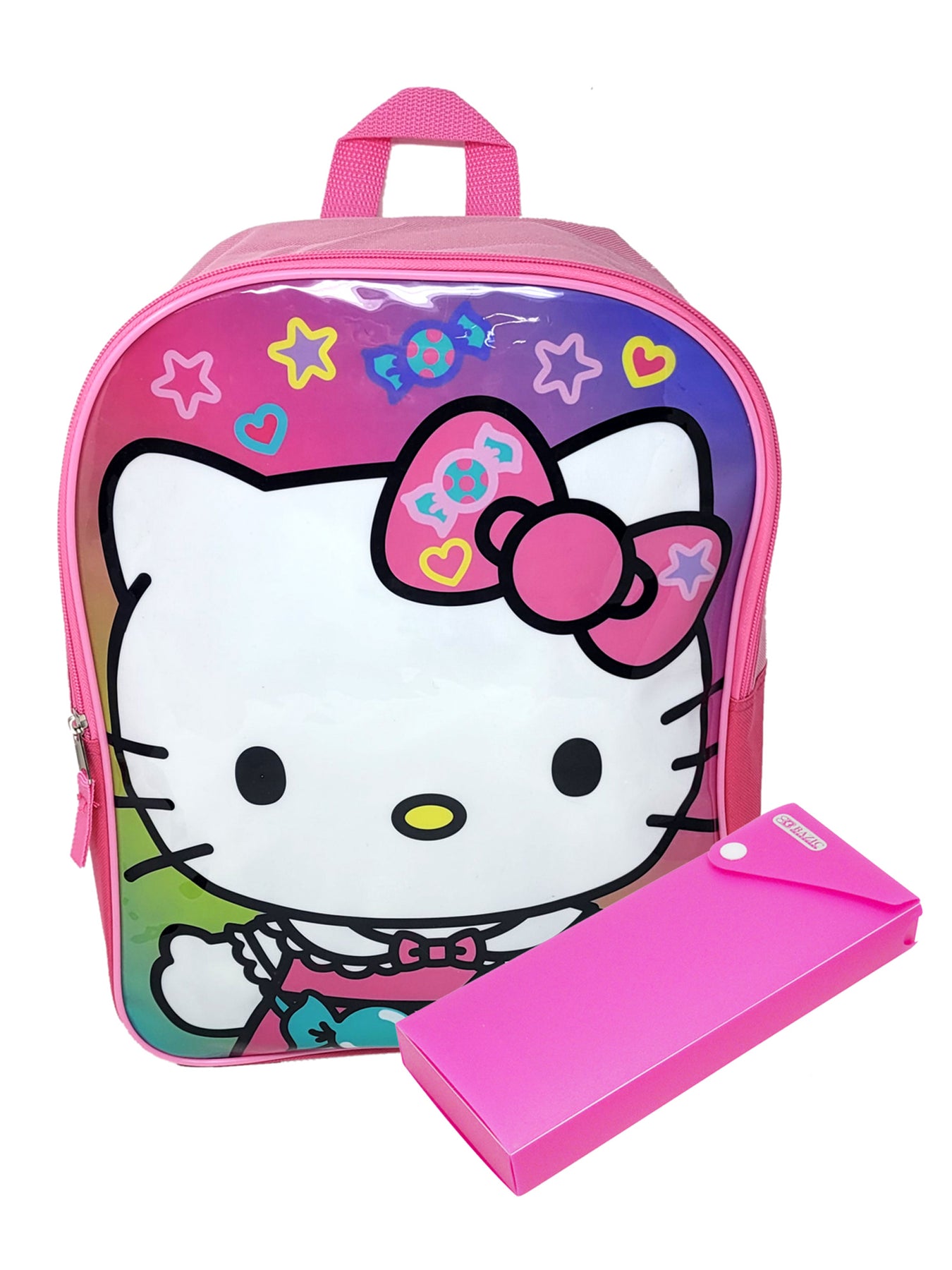 Sanrio Hello Kitty Multi Print Large Messenger Bag - Backpack Girls School  