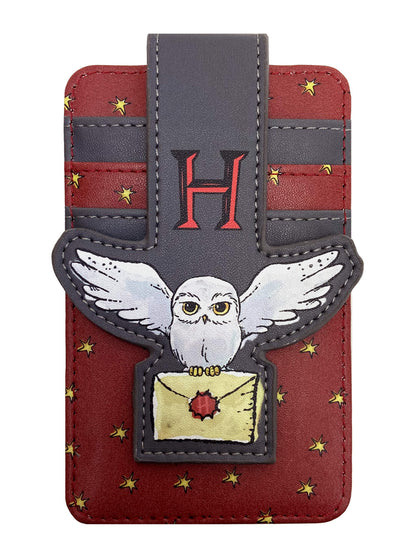 Womens Harry Potter Hedwig Owl Card Holder Wallet Button Snap Closure