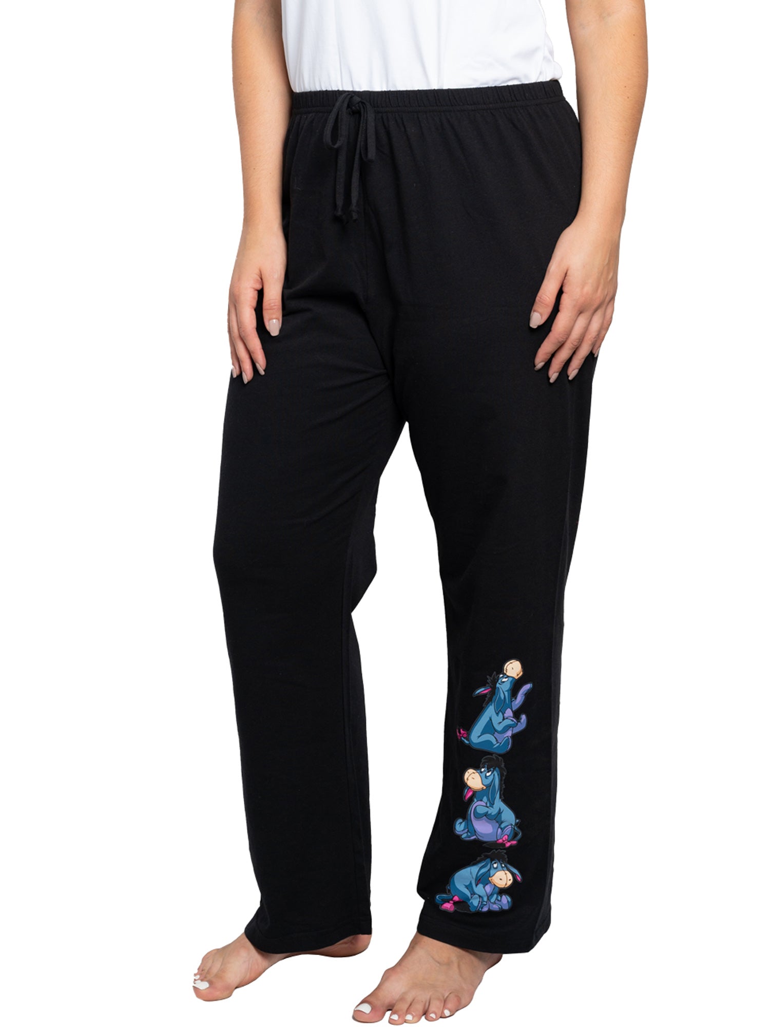 Women's Plus Size Eeyore Butterfly T-Shirt & Pajama Pants Lounge Set