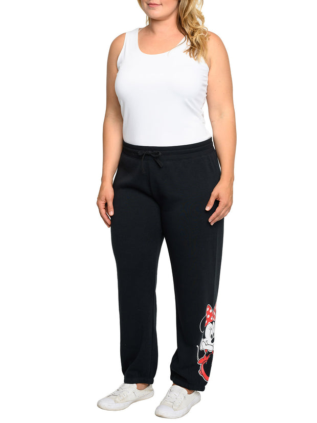Disney Minnie Mouse Red Jogger Pants for Women