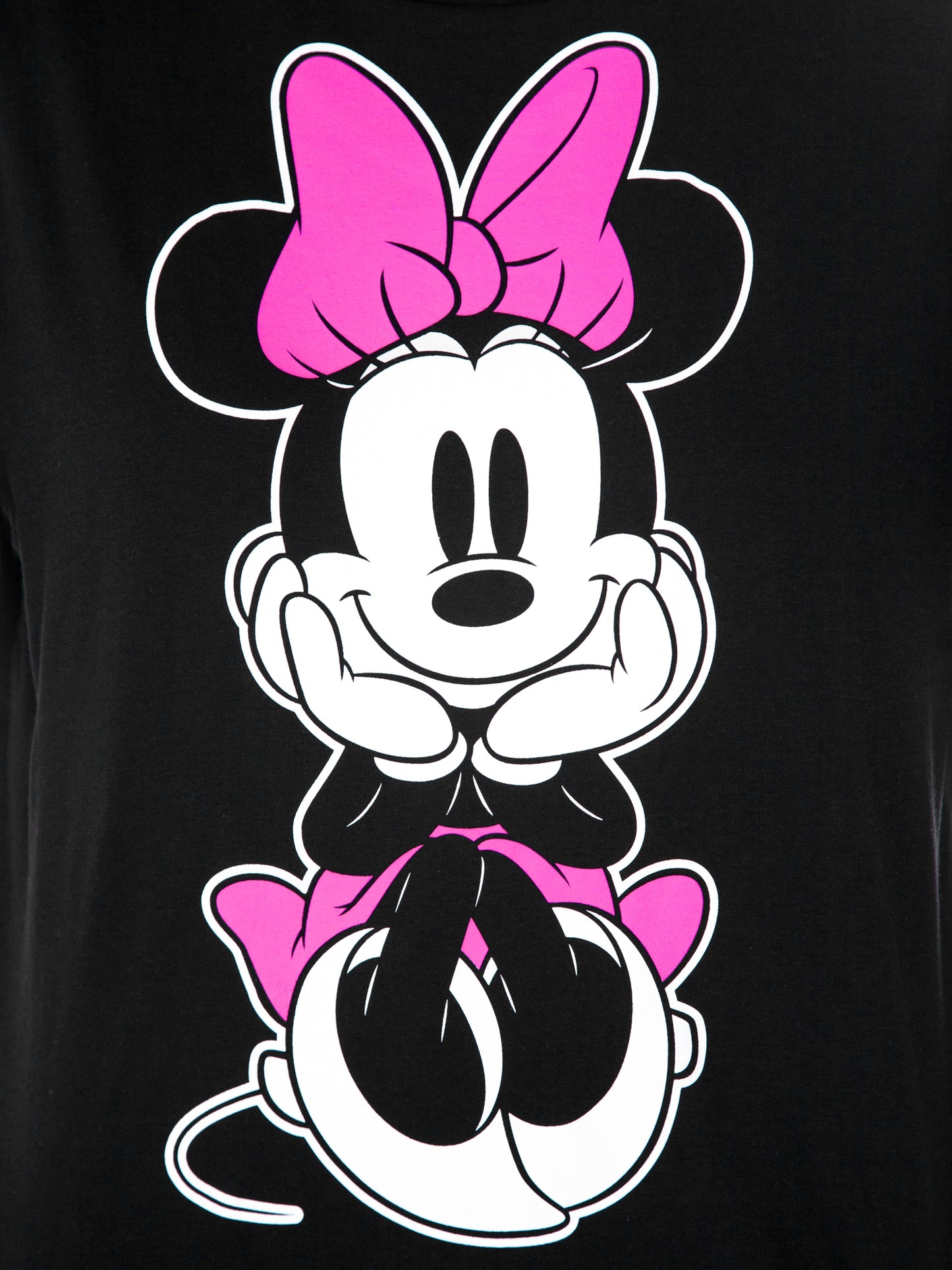 Women's Plus Size Minnie Mouse Classic T-Shirt Black