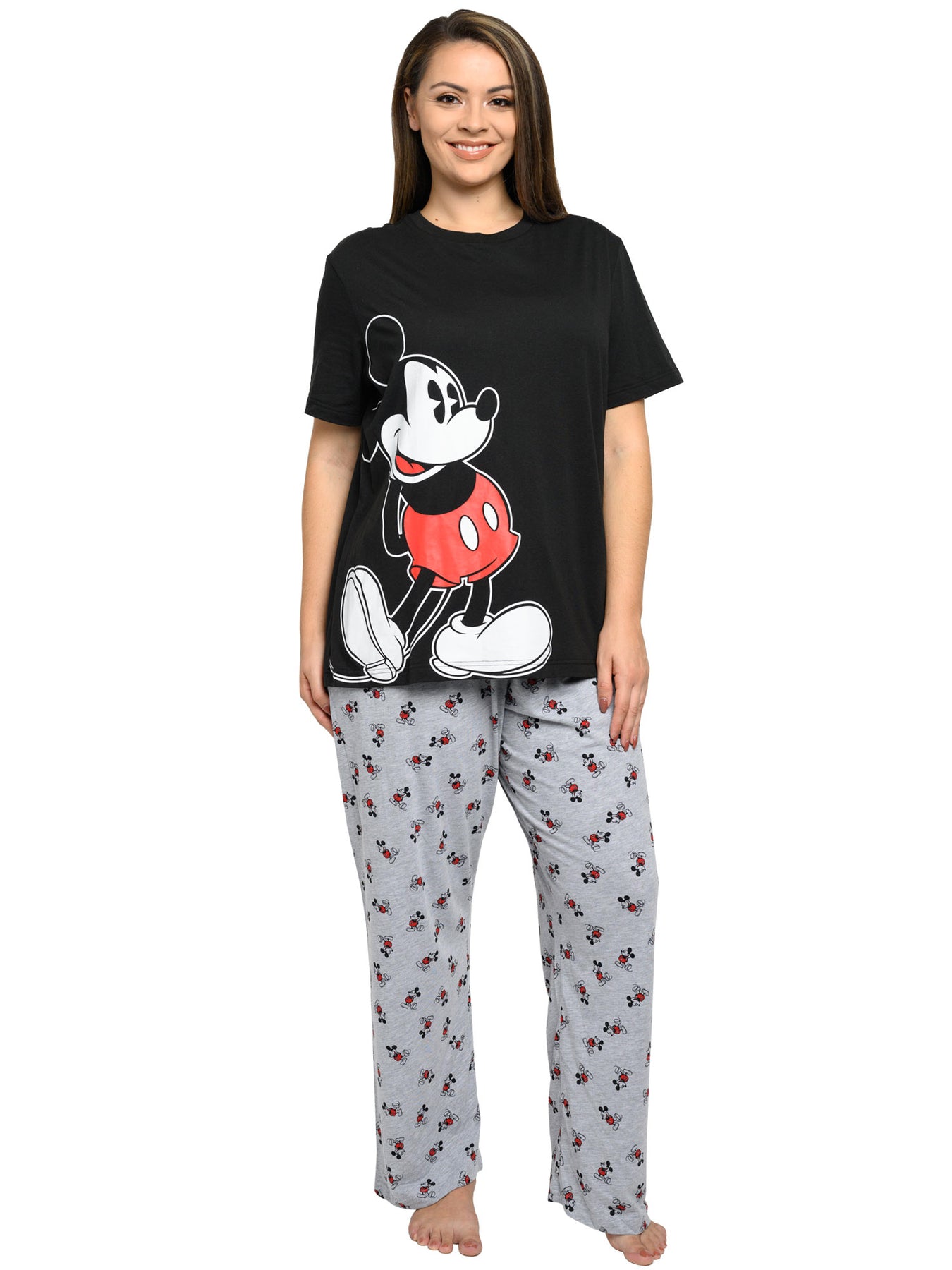 Disney Collection Little & Big Girls Mickey Mouse Cinched Jogger