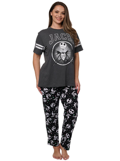 Women's & Women's Plus Nightmare Before Christmas T-Shirt & Pants Loungewear Set