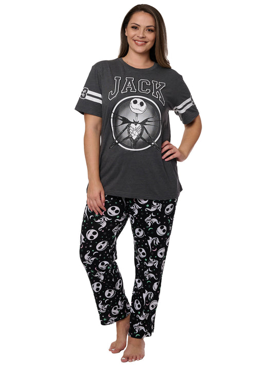 Women's & Women's Plus Nightmare Before Christmas T-Shirt & Pants Loungewear Set