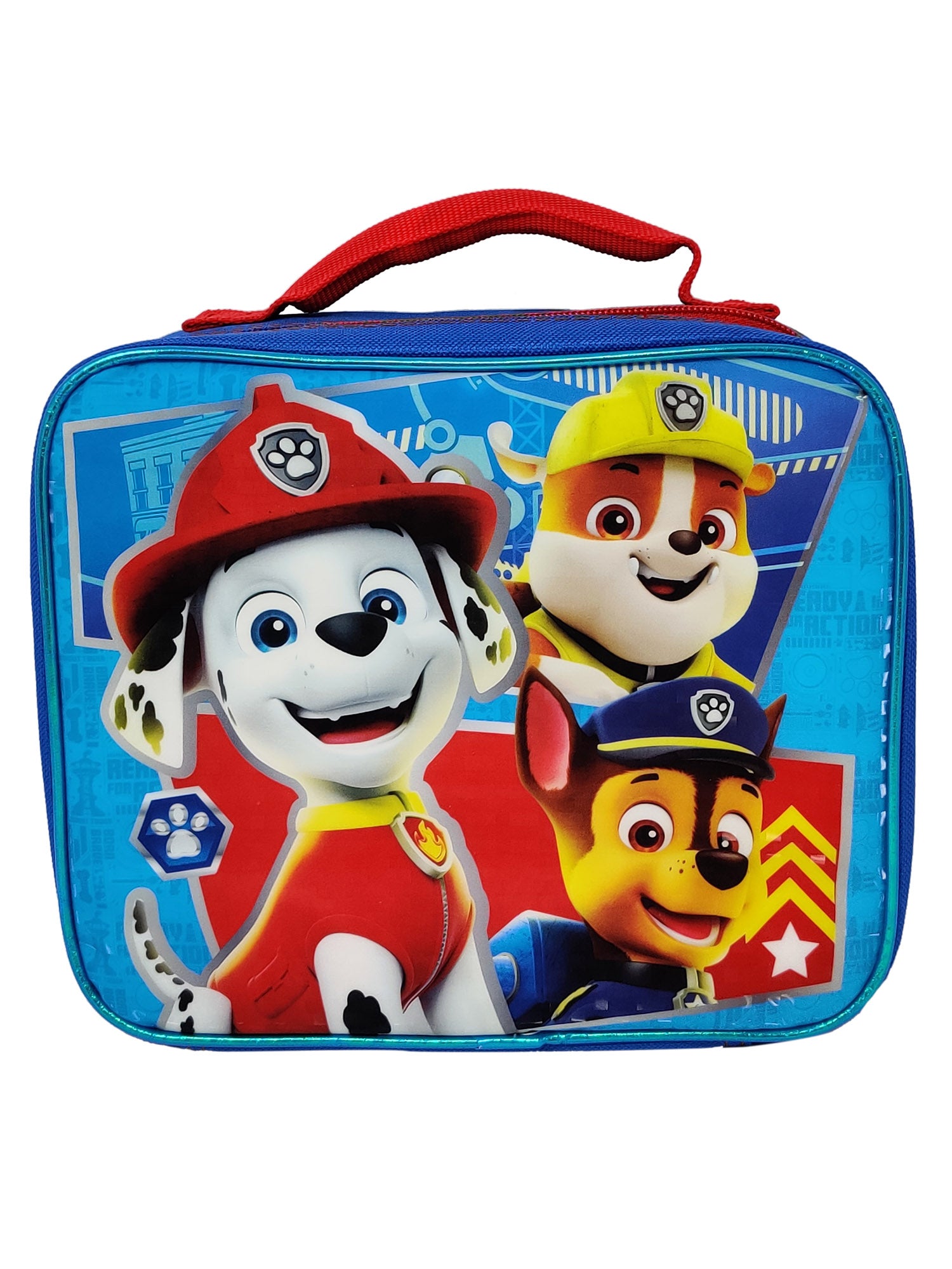 Paw Patrol Insulated Lunch Bag with Food Containers Set Chase Marshall Rubble