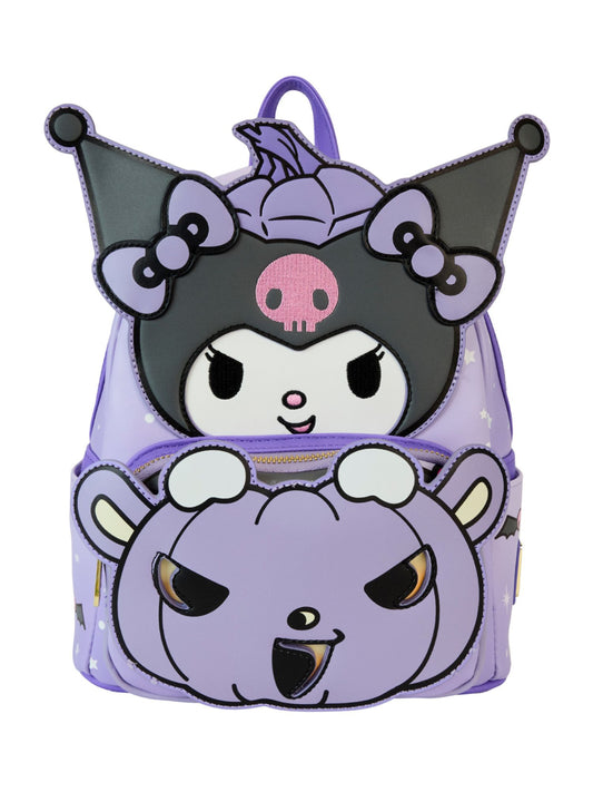 **Pre-Sale** Loungefly x Sanrio Hello Kitty Kuromi Pumpkin Mini Backpack