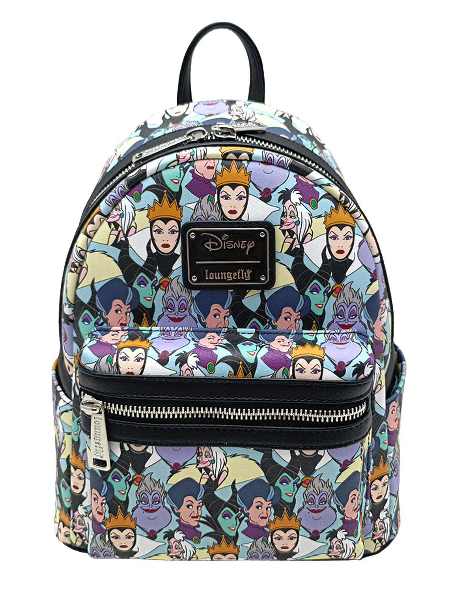 Loungefly Disney Villains Print outlet Mini Faux Leather Backpack