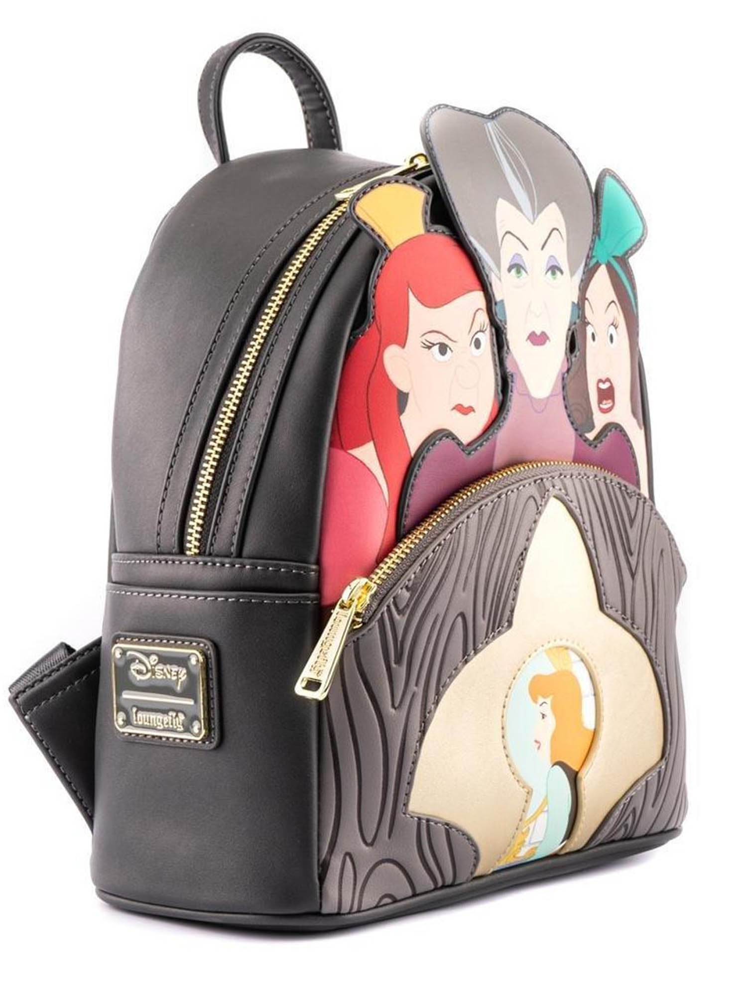 Loungefly x Disney Villains Evil Stepmother And Step Sisters Mini Backpack
