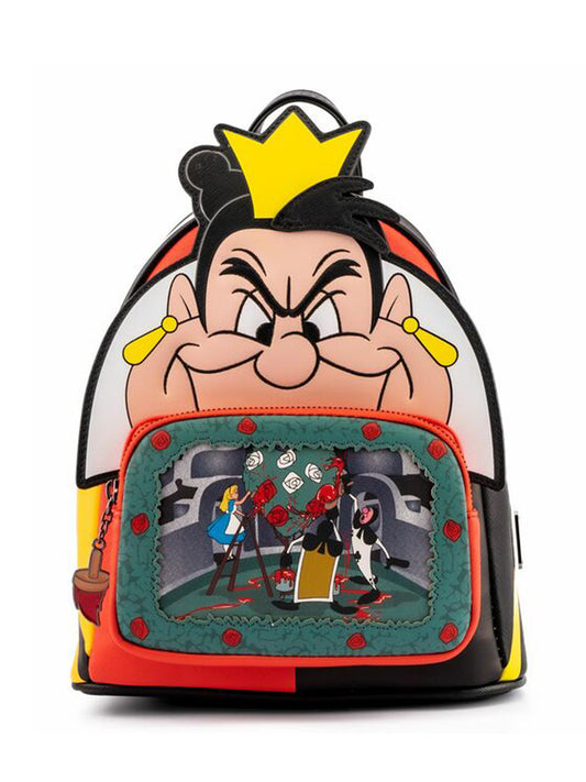 Loungefly x Disney Queen of Hearts Mini Backpack Handbag Alice in Wonderland