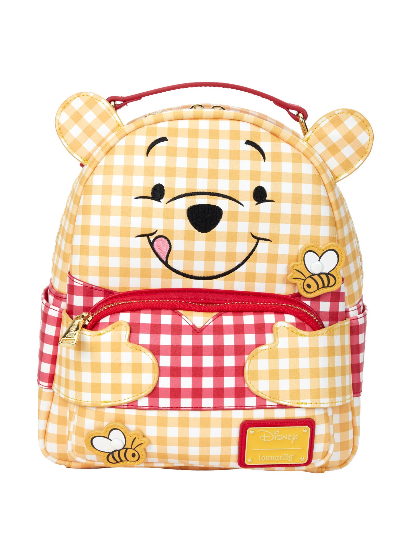 Loungefly x Disney Winnie The Pooh Mini Backpack Handbag Gingham Honey Bees