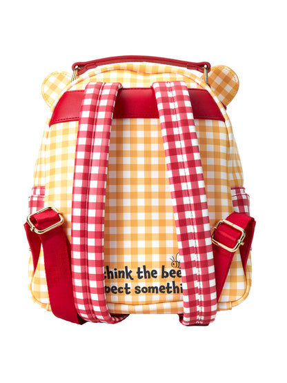 Loungefly x Disney Winnie The Pooh Mini Backpack Handbag Gingham Honey Bees