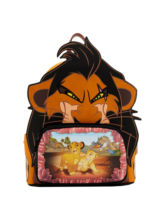 Loungefly x Disney Lion King Villain Mini Backpack Handbag Scar Simba Nala