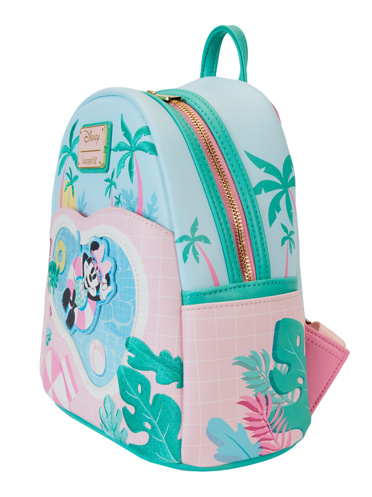 Loungefly x Disney Minnie Mouse Vacation Trip Mini Backpack