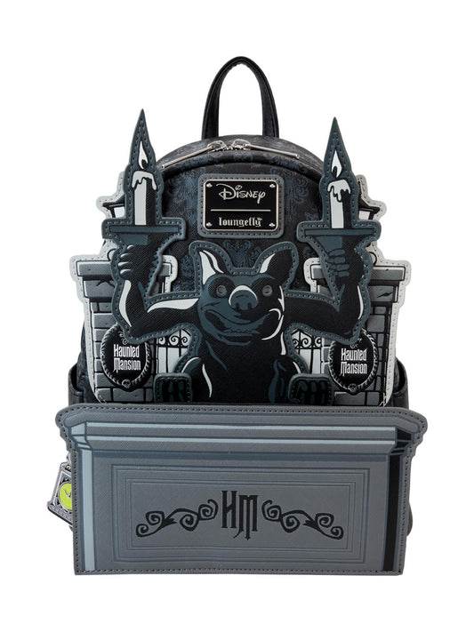 Loungefly x Disney Haunted Mansion Gargoyle Wallpaper Mini Backpack