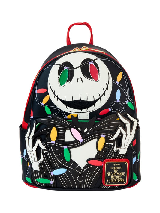 Loungefly x Nightmare Before Christmas Jack Skellington Light Up Mini Backpack