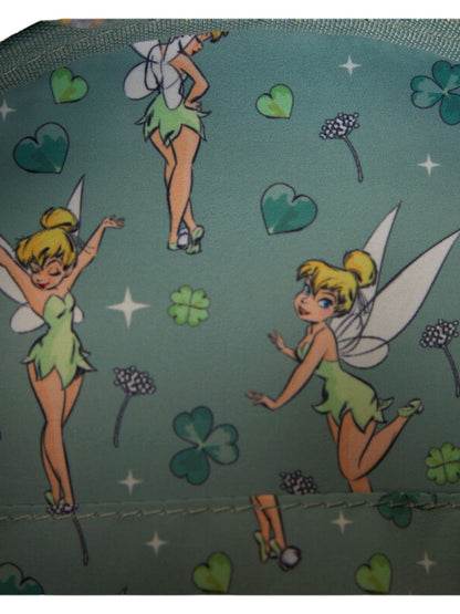 Loungefly x Disney Peter Pan Tinker Bell Clover All-Over Print Mini Backpack