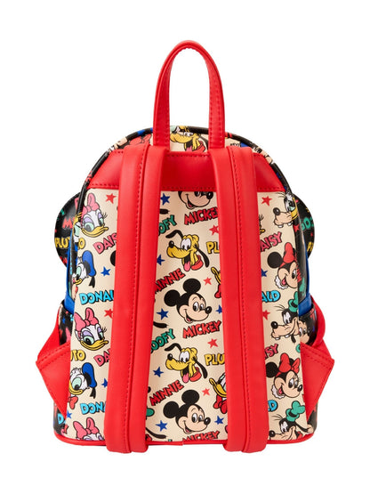 Loungefly x Disney Mickey And Friends Classic Mini Backpack & Ears Combo