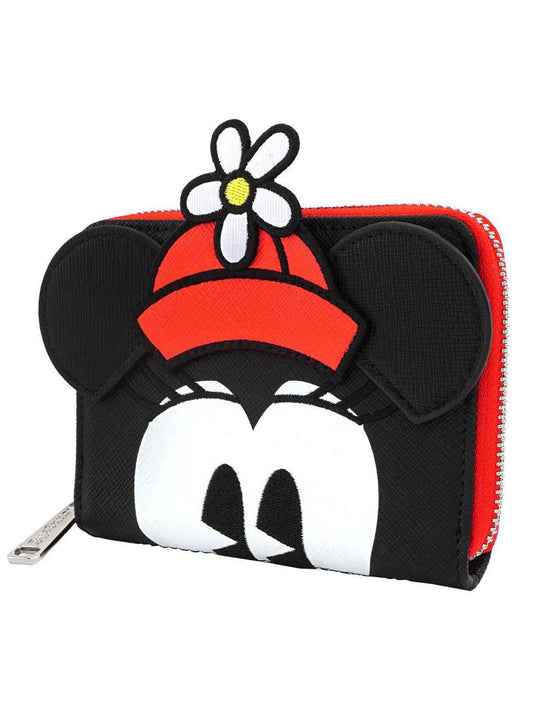 Loungefly x Disney Positively Minnie Mouse Women's Polka Dot Zip Around Wallet