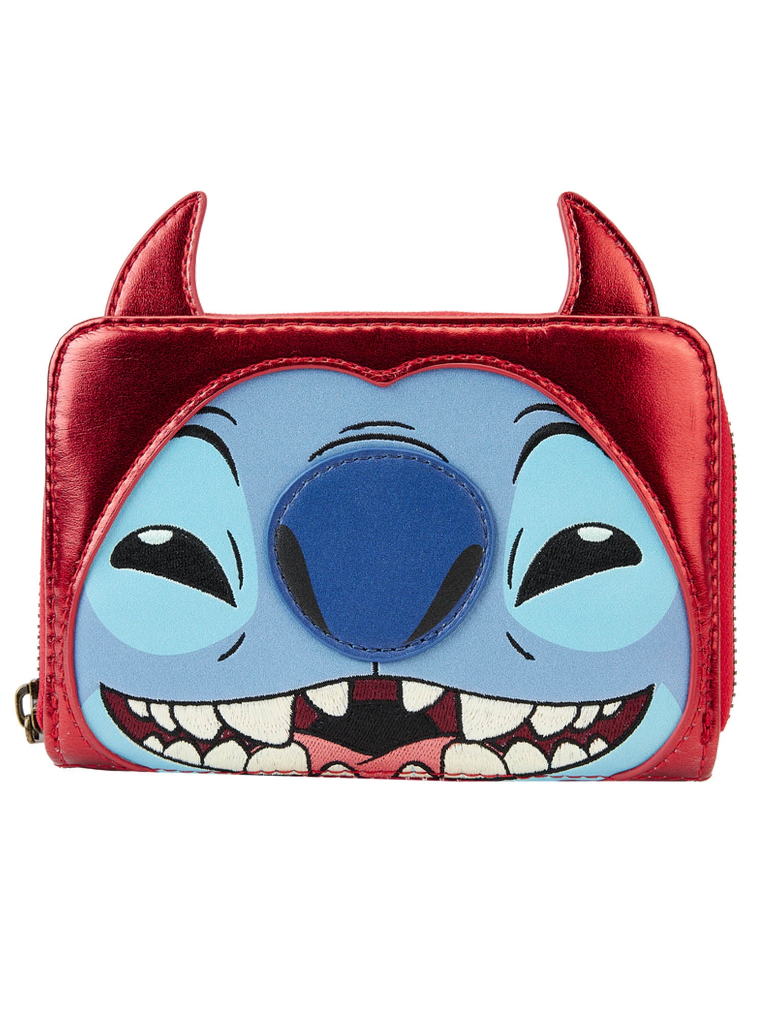 Loungefly x Disney Stitch Devil Cosplay Zip Around Wallet